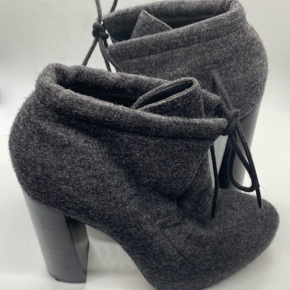 Alexander Wang Felt Constance Block Heel Bootie - Picture 3 of 8